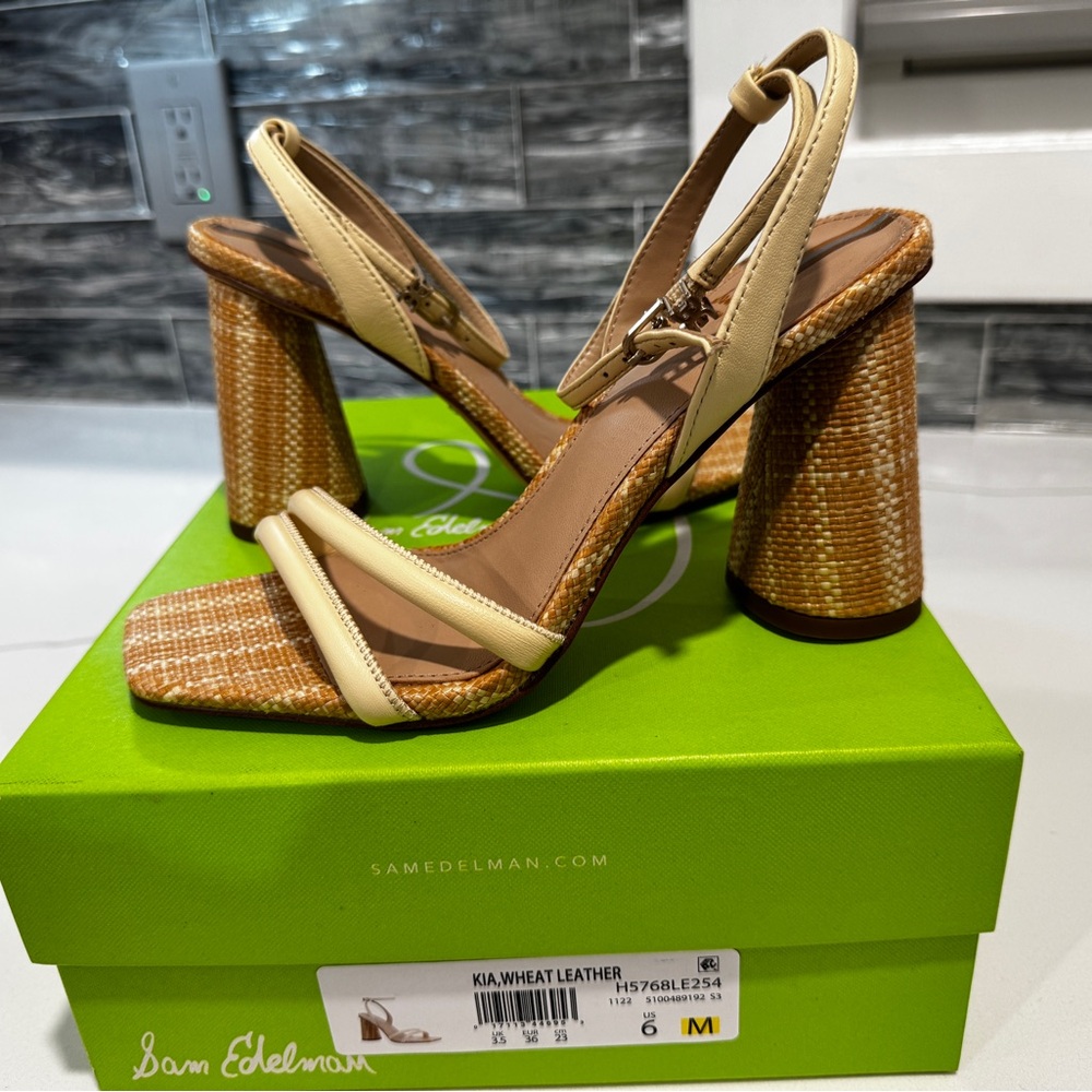 Sam Edelman Kia Block Heel Strappy Sandal